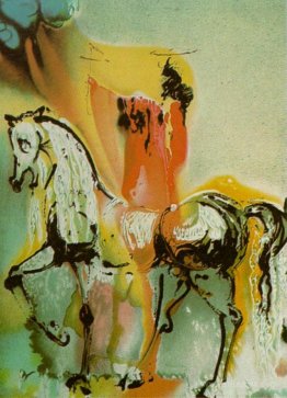 The Christian Knight (Dali's Horses)