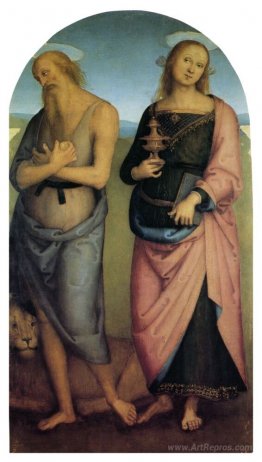 Pala di Sant Agostino (St. Jerome and Santa Maria Magdalena)