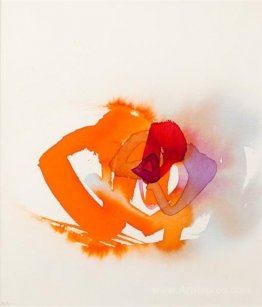 Untitled (Orange, red and purple)