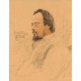 Portrait of writer Yevgeny Nikolayevich Chirikov