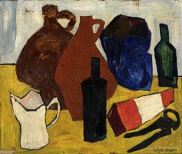 Still Life - Bottles, Jugs, Pitcher