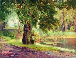 Under the Green Trees (Summer Landscape)