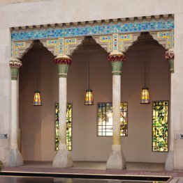 Loggia from Laurelton Hall, Oyster Bay, New York