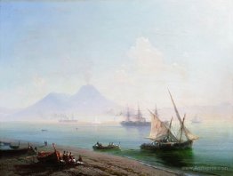 The Bay of Naples in the morning