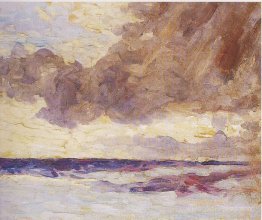 Seascape with Rain Clouds