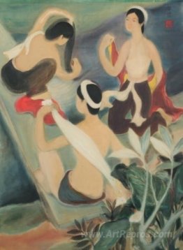 The Three Bathers