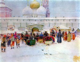 The Market Near Troitse-Sergiyev Monastery