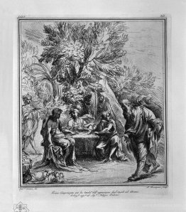 Apparition of the Angels to Abraham, from L Carracci