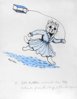 K. LITTLE KATHLEEN, OUT WITH HER KITE, IT BROKE FROM THE STRING,