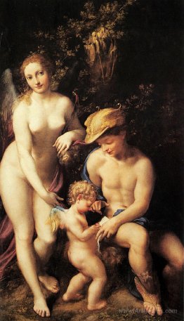 Venus with Mercury and Cupid (The School of Love)