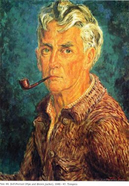 Self-Portrait (Pipe and Brown Jacket)