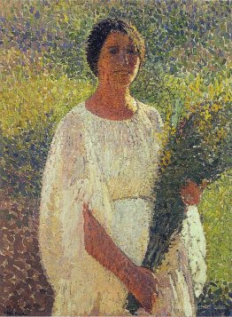 Girl with Flowers