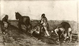 Ploughman and Three Women