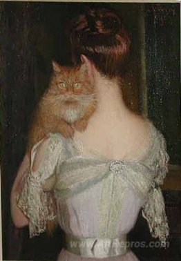 Woman with a Cat