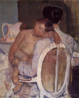 Mother Holding a Child in Her arms