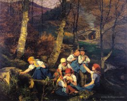 The violets pickers (Early Spring in the Wienerwald)