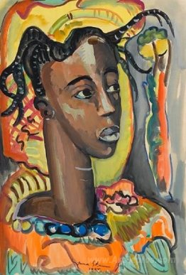 Portrait of a West African girl