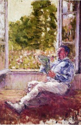 Man seated by a window