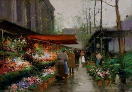 Flower Market At La Madeleine