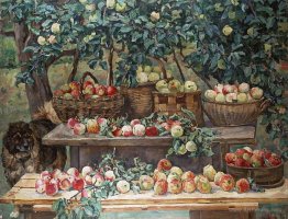 Apples and a dog-keeper