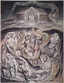 Illustration to Milton`s On the Morning of Christ`s Nativity