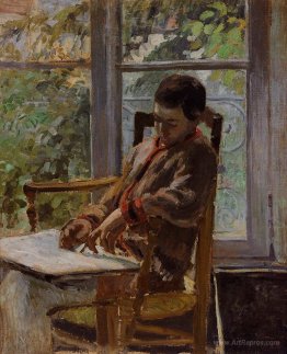 Lucien Pissarro in an Interior