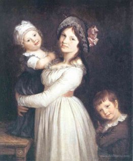 Family portrait of Madame Anthony and her children