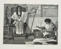 Depiction of Joseph reading to the Pharaoh