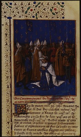 Coronation of Charles VI in 1380 in Reims