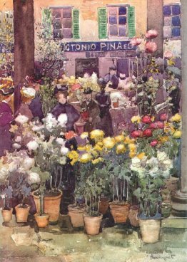 Italian flower market