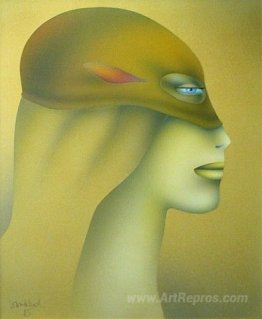 Woman With Mask