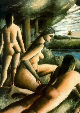 Three nude women