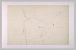 Study of a young man seen in chest