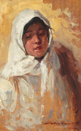 Peasant Woman with White Headscarf