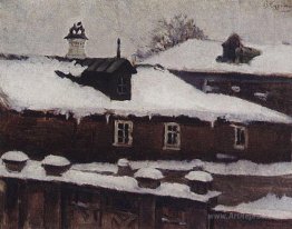 Rooftops in winter