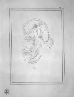 Bacchante leading a mirror