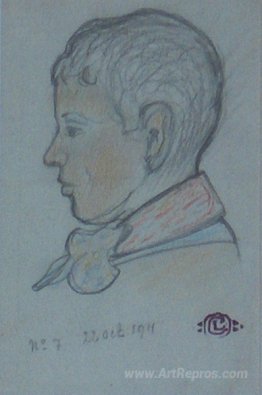 Profile of a Young Boy