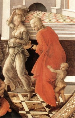 Virgin with the Child and Scenes from the Life of St. Anne (deta