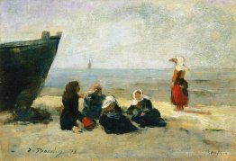 Berck, Fisherwomen on the Beach