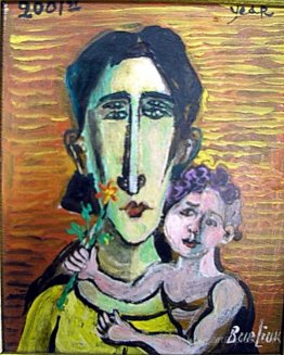 Woman with child