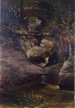 Landscape with Waterfall