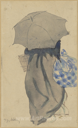 Woman with Umbrella