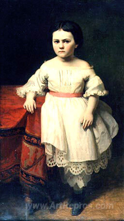 The portrait of Nikolai Petrovitsch Semjonovs’ daughter