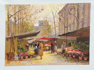 Flower Market At La Madeleine