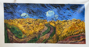 Wheatfield with Crows