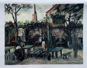 Terrace of a Cafe on Montmartre 