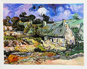 Houses with Thatched Roofs, Cordeville 